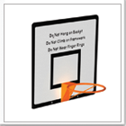 HDPE Wall Fixed Basketball Goal