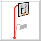 Mini MUGA Basketball Goal