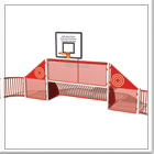 Mini MUGA Combination Wall