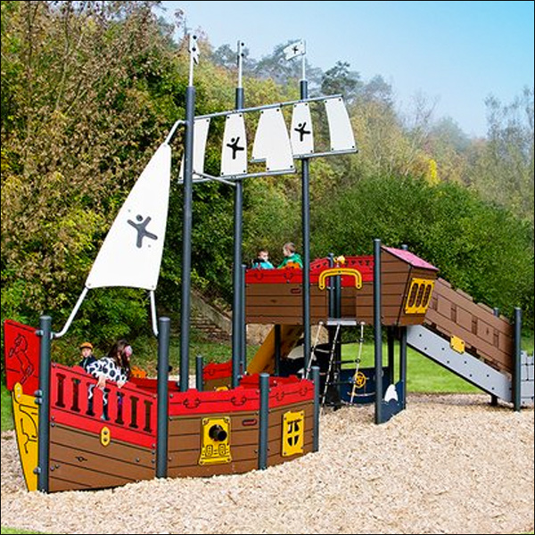 Playground play ships and boats