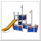 Playground play ships and boats