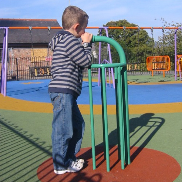 The steel playground talk tubes are buried underground and offer an interesting activity for junior use The steel playground talk tubes are buried underground and offer an interesting activity for junior use