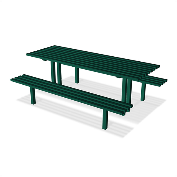 Outdoor Oxford Steel Playground Bench Seat Outdoor Steel Playground Picnic Bench & Seating