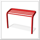 Steel Outdoor Playground Steel Resting Bench