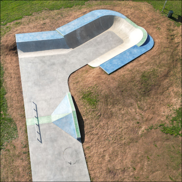 Outdoor Playground Skate Park Area Equipment