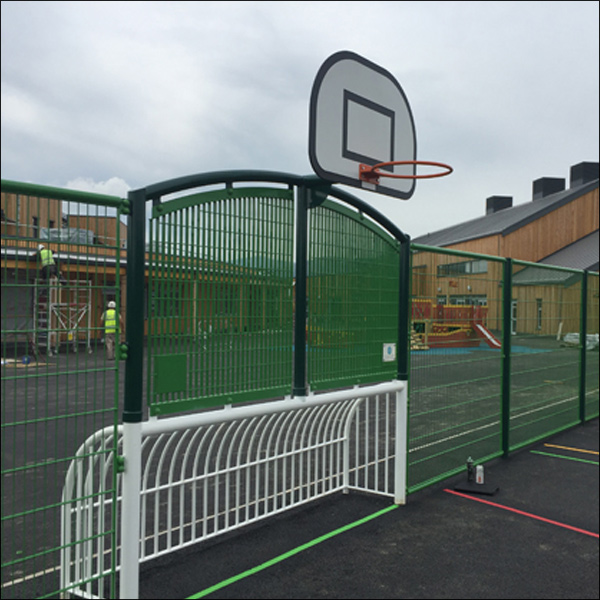 Steel mesh outdoor MUGA playground sports equipment