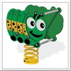 Caterpillar Play Rocker Springer