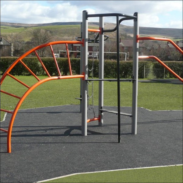 Outdoor Childrens Playground Climbing Frame Installation Outdoor Childrens Playground Climbing Frame Installation