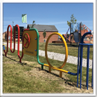 Installation Of Childrens Outdoor Recreation Play Park