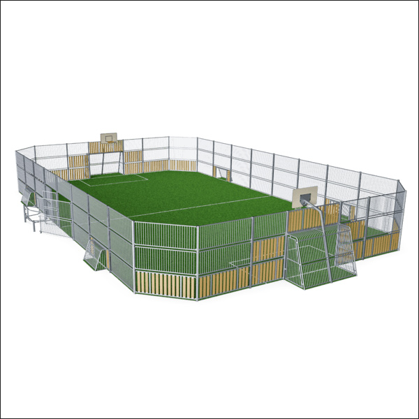 Composite Timber 18m x 26m MUGA FRE600901 Composite Timber 18m x 26m MUGA FRE600901