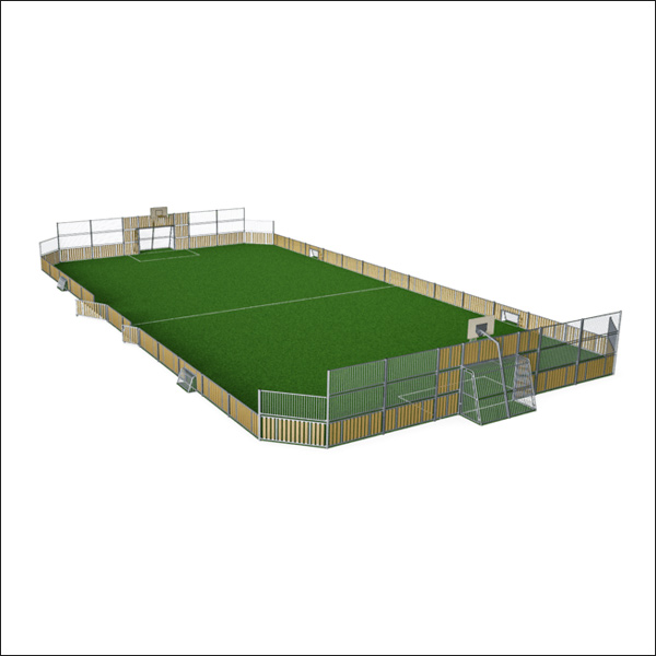 Composite Timber 20m x 29m MUGA FRE600403 Composite Timber 20m x 29m MUGA FRE600403
