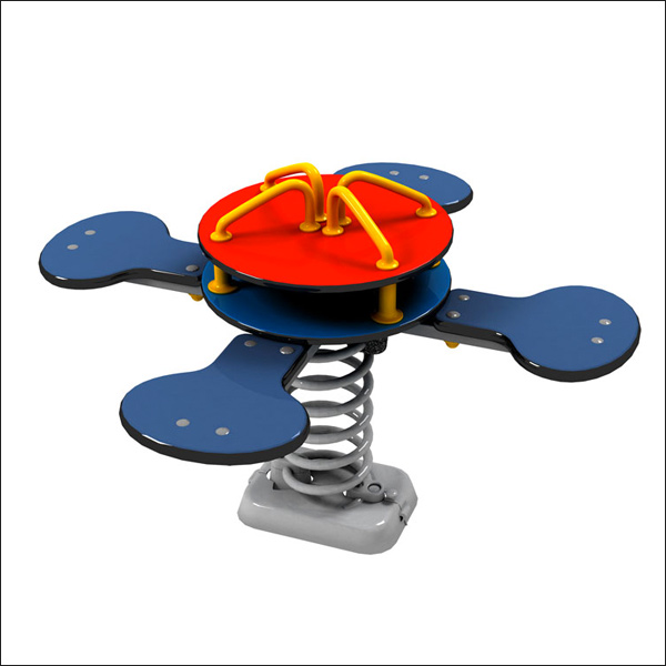 Three Seat Horse Playground Seesaw Three Seat Horse Playground Seesaw