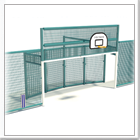 Outdoor Steel Mesh Large Curved Playground Sports Wall Goal MUGA