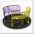 Seated Playground Roundabout Ride