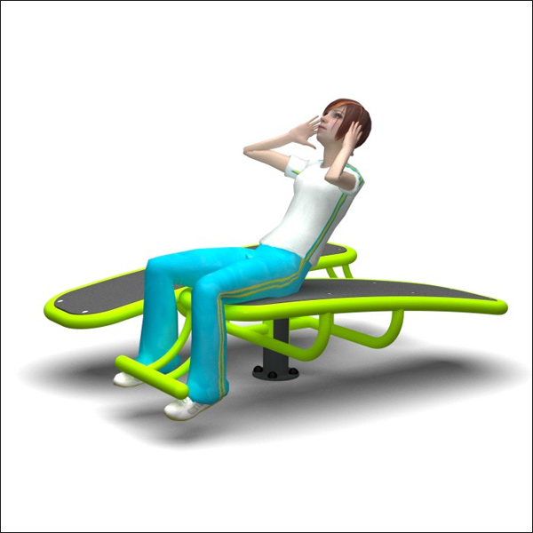 DOUBLE SIT UP FINTESS STATION DOUBLE SIT UP FINTESS STATION