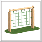 Outdoor Timber Clamber Net