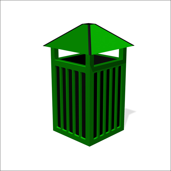 Outdoor Steel Schools Anti Vandal Litter Bin Outdoor Steel Schools Anti Vandal Litter Bin