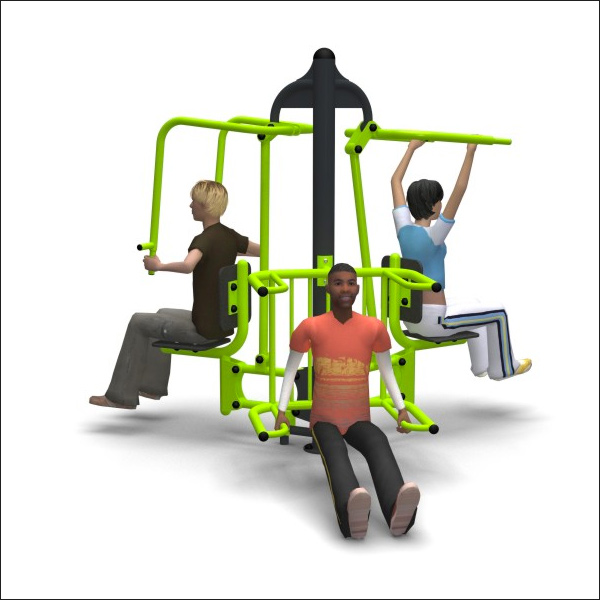 Fitness Trial Triple Pull Station Fitness Trial Triple Pull Station