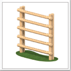 Outdoor Timber Clamber Wall