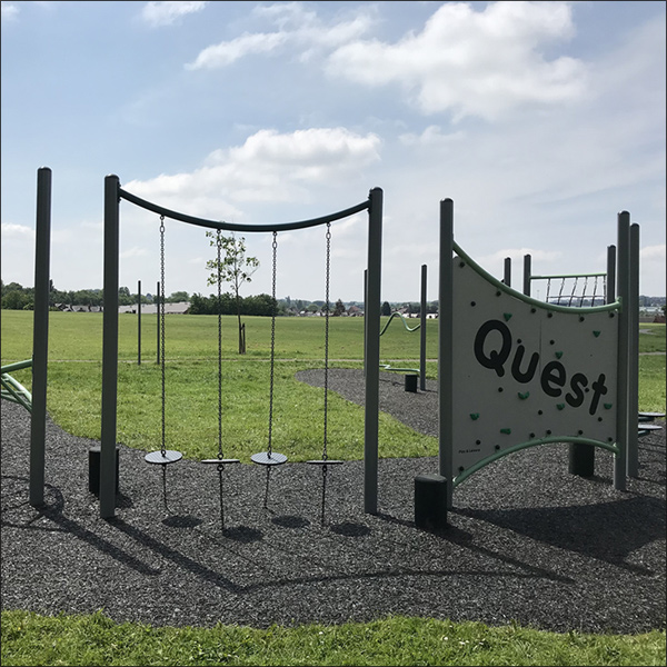 Installation Of Outdoor Junior Playground Climbing Frame Installation Of Outdoor Junior Playground Climbing Frame