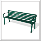 Outdoor Oxford Steel Playground Bench Seat