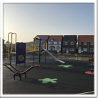 Installation Of Childrens Outdoor Recreation Area Equipment