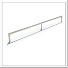 Outdoor Straight Steel Skate Board Park Grind Rail