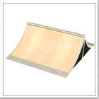 Outdoor Double Skate Park Spine Ramp