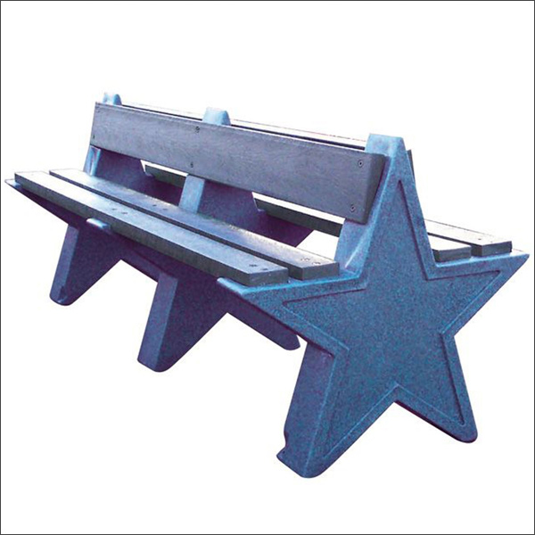 Outdoor Star PVC Playground Junior Seating Bench Outdoor Star PVC Playground Junior Seating Bench