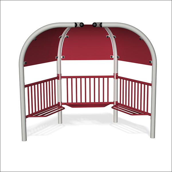 Outdoor Steel 3 Person Playground Shelter Outdoor Steel 3 Person Playground Shelter
