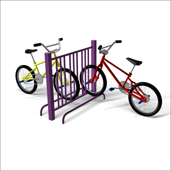 Outdoor Steel Playground Bicycle Rack Outdoor Steel Playground Bicycle Rack