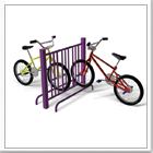 Steel Playground Bicycle Storage Rack