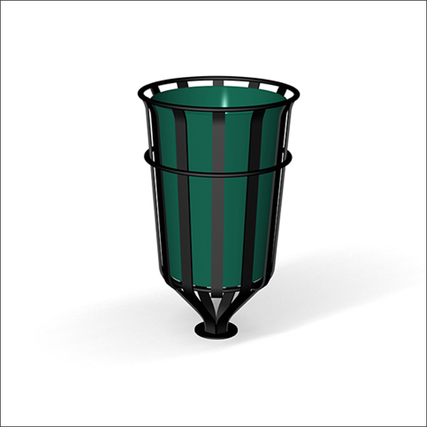 Outdoor Steel Playground Litter Bin Outdoor Steel Playground Litter Bin