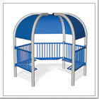 Steel Playground Bicycle Storage Rack
