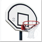 The Sure Shot 520 heavy duty outdoor portable playground basketball post