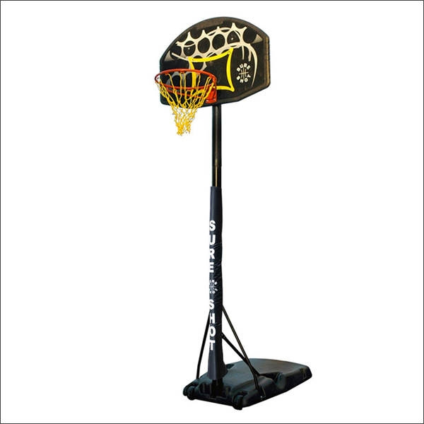 SThe Sure Shot 510R PVC Moulded is a practical outdoor portable playground basketball post The Sure Shot 510R PVC Moulded is a practical outdoor portable playground basketball post