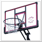 The Sure Shot 512A Acrylic Moulded is a mid level outdoor portable playground basketball post