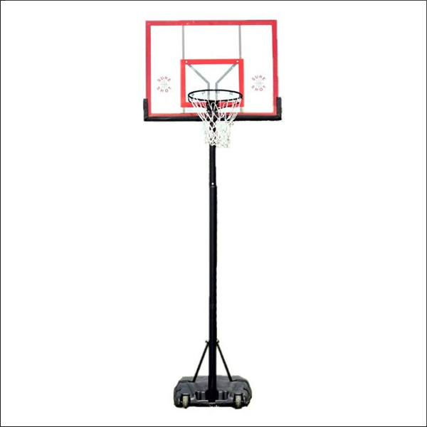 The Sure Shot 514A is a starter level outdoor portable playground basketball post The Sure Shot 514A is a starter level outdoor portable playground basketball post