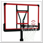 The Sure Shot 514A is a starter level outdoor portable playground basketball post