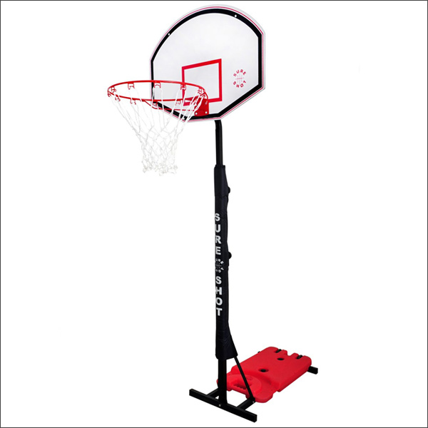 The Sure Shot 556 junior outdoor portable playground basketball post The Sure Shot 556 junior outdoor portable playground basketball post