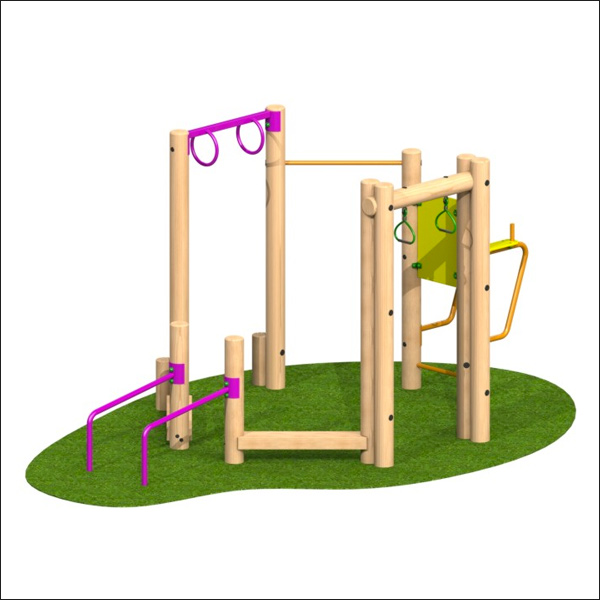 Outdoor Timber Fitness Station Outdoor Timber Fitness Station