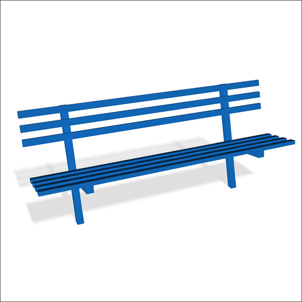 Outdoor York Steel Playground Bench Seat Outdoor York Steel Playground Bench Seat